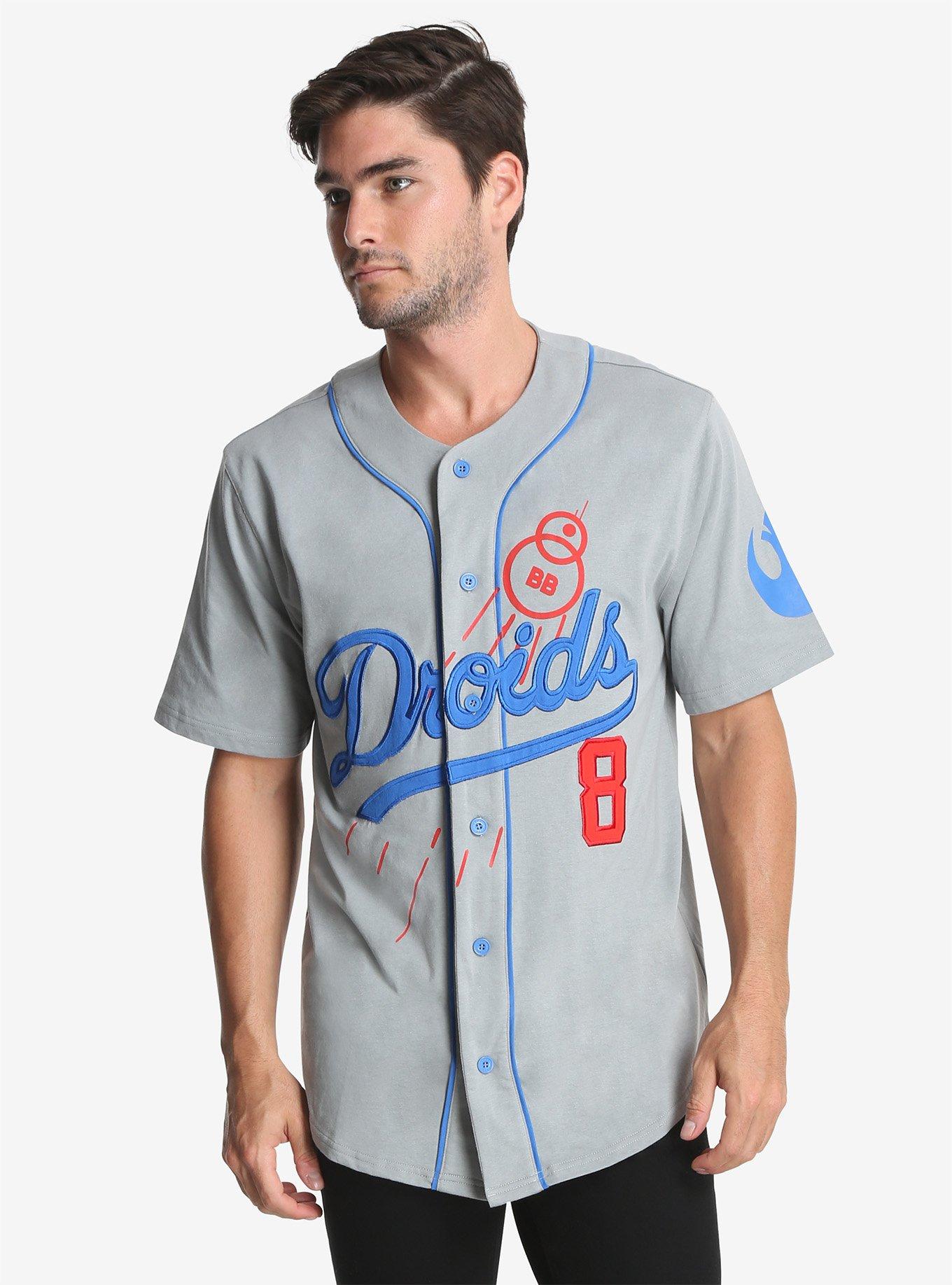 Baby Yoda Cute Dodgers Baseball Jersey Shirt - Owl Fashion Shop