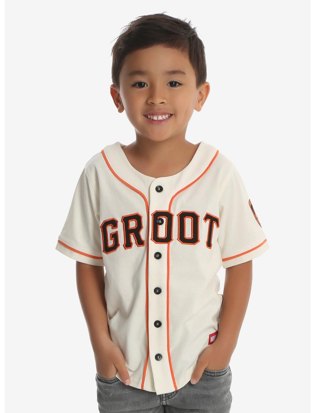 Marvel Guardians Of The Galaxy Groot Toddler Baseball Jersey, WHITE, hi-res