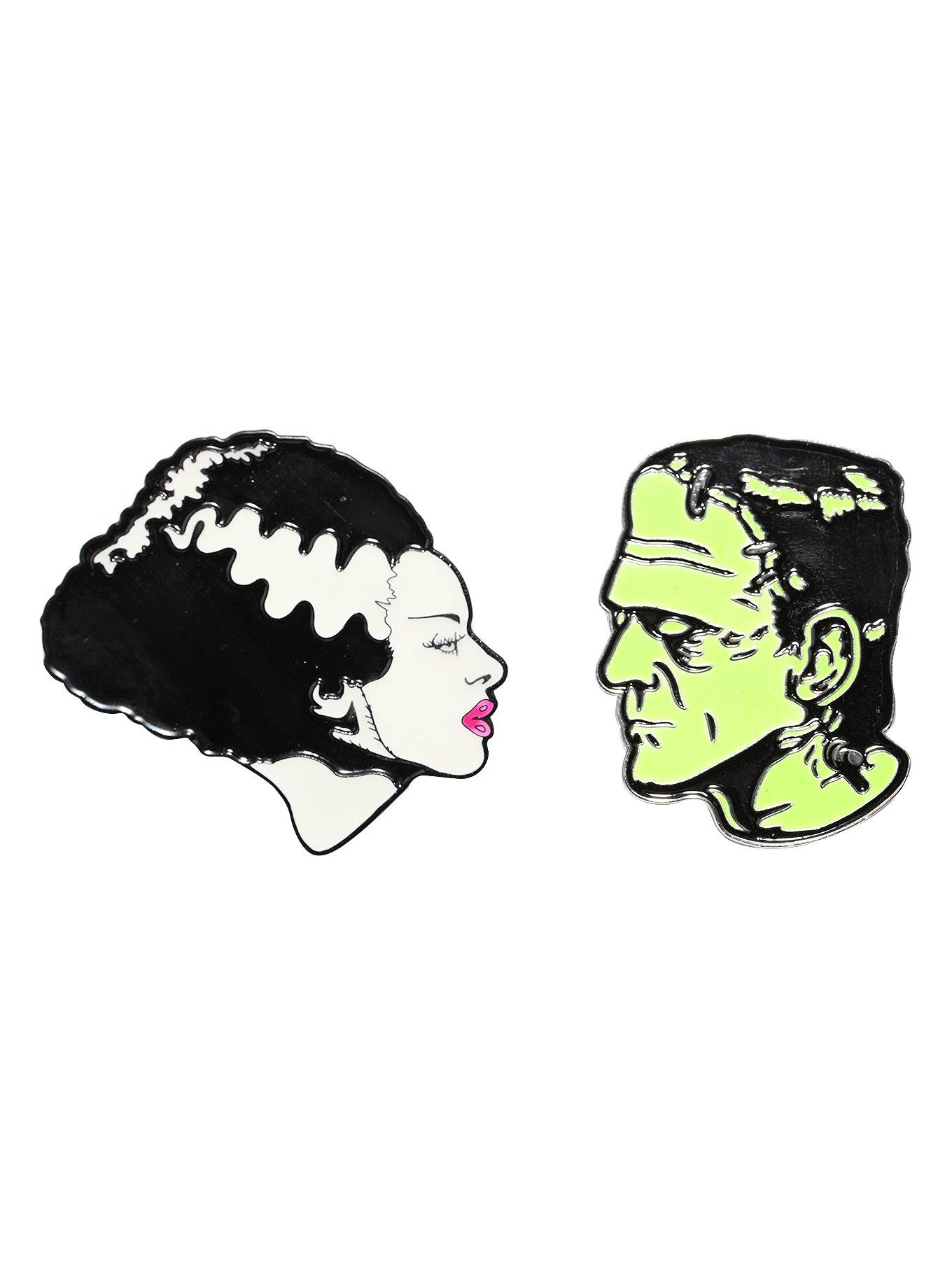 Universal Monsters Glow-In-The-Dark Enamel Pin Set, , hi-res