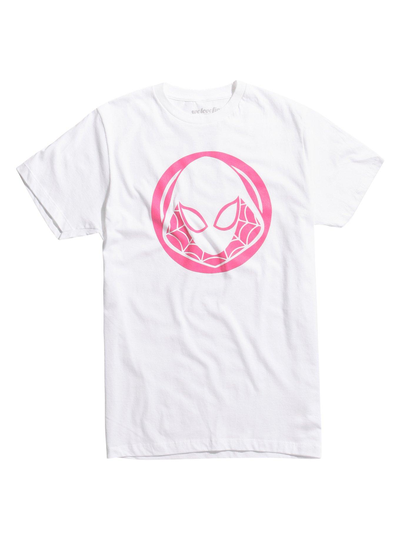 Marvel Spider-Gwen Logo Web T-Shirt, WHITE, hi-res