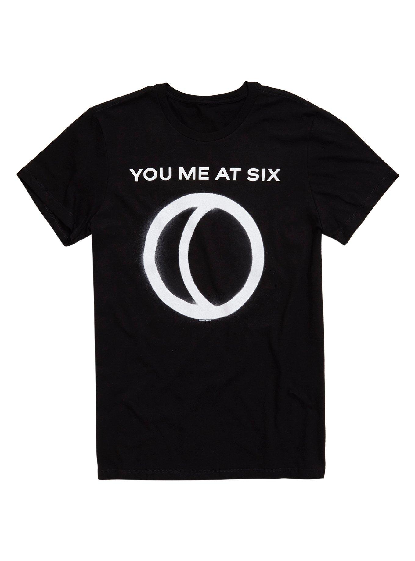 You Me At Six Night People Logo T-Shirt, BLACK, hi-res