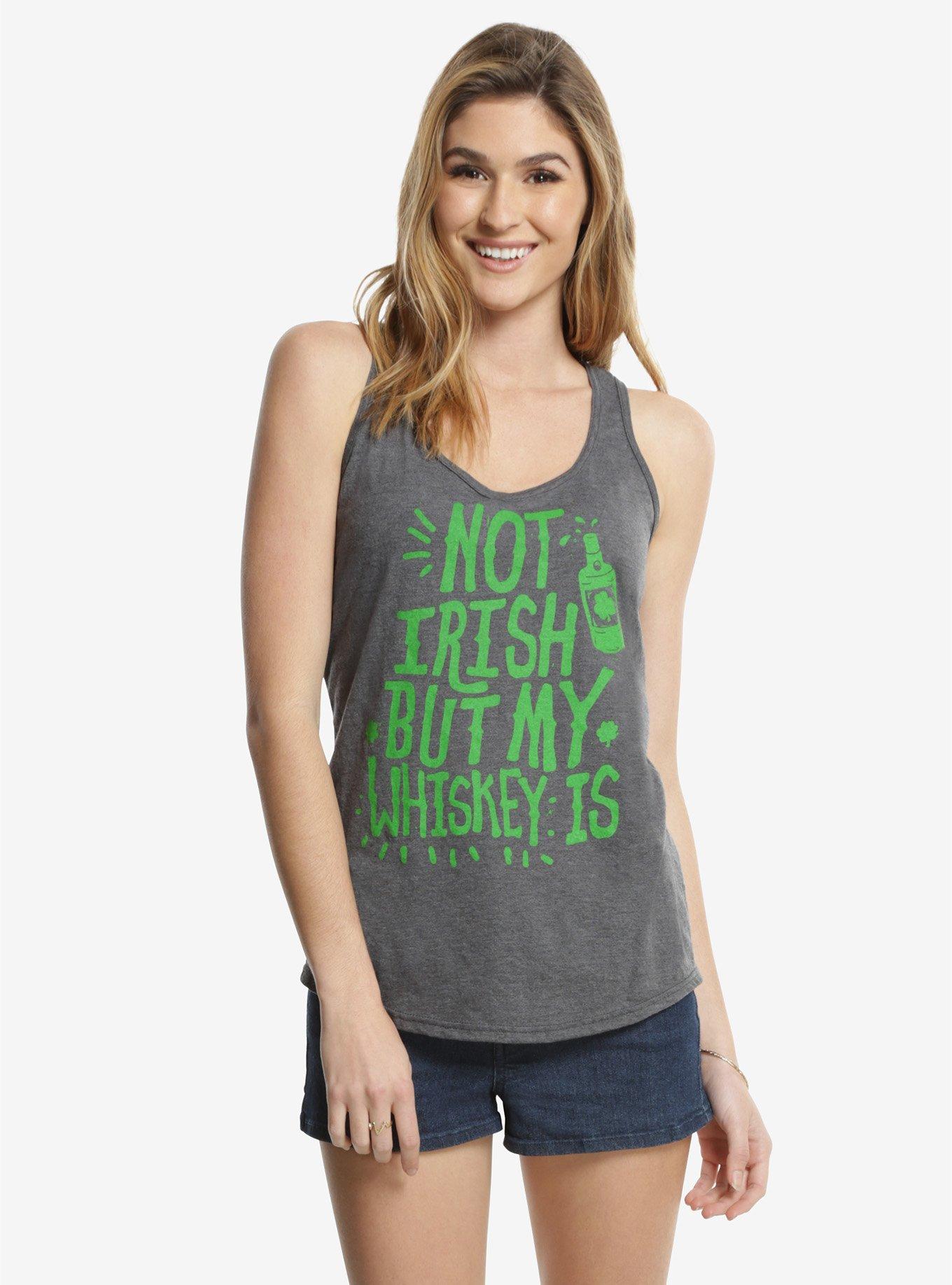 Not Irish Womens Tank Top, GREY, hi-res