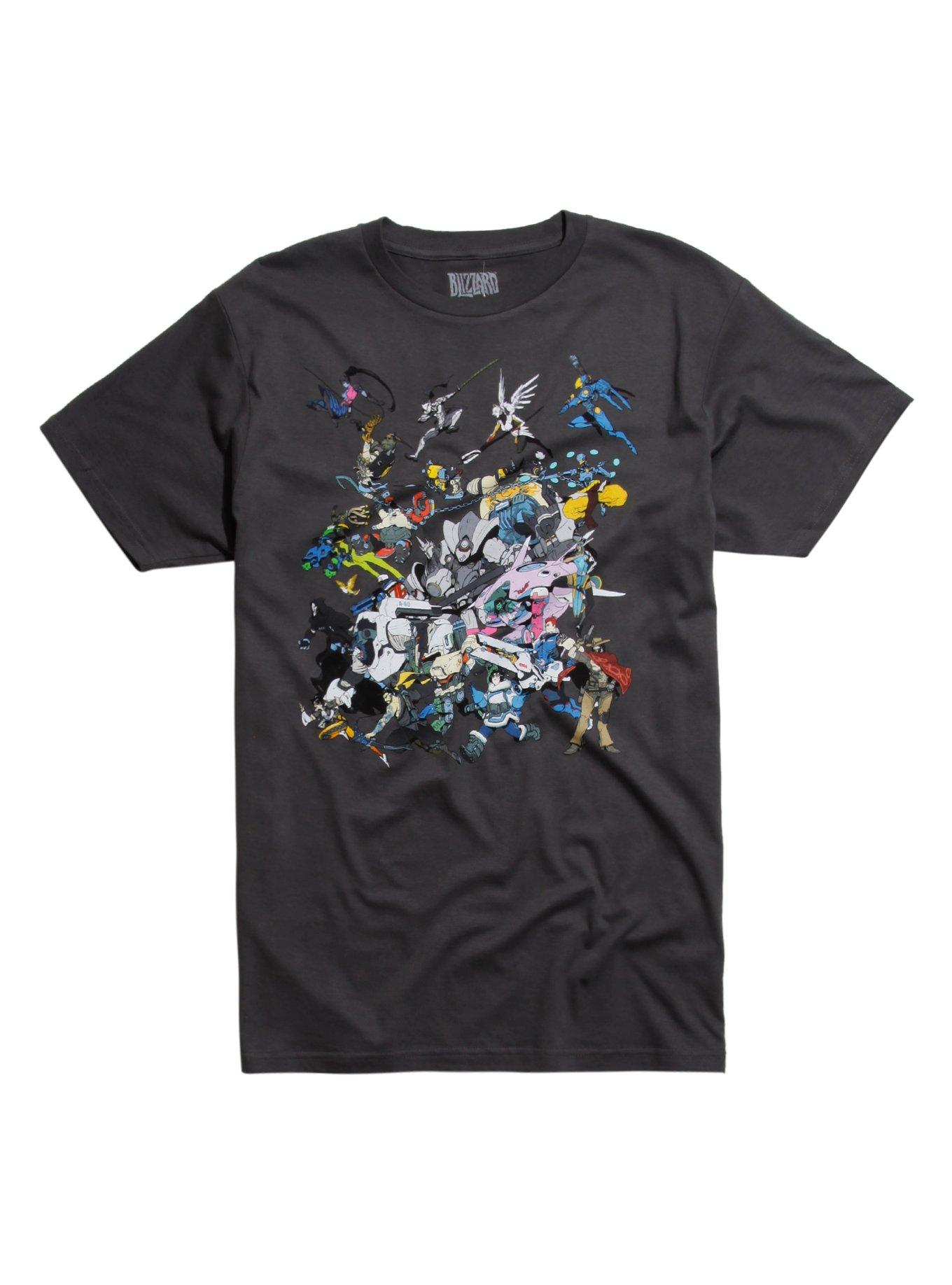 Overwatch Characters Collage T-Shirt | Hot Topic