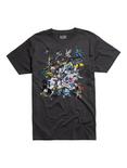 Overwatch Characters Collage T-Shirt, GREY, hi-res