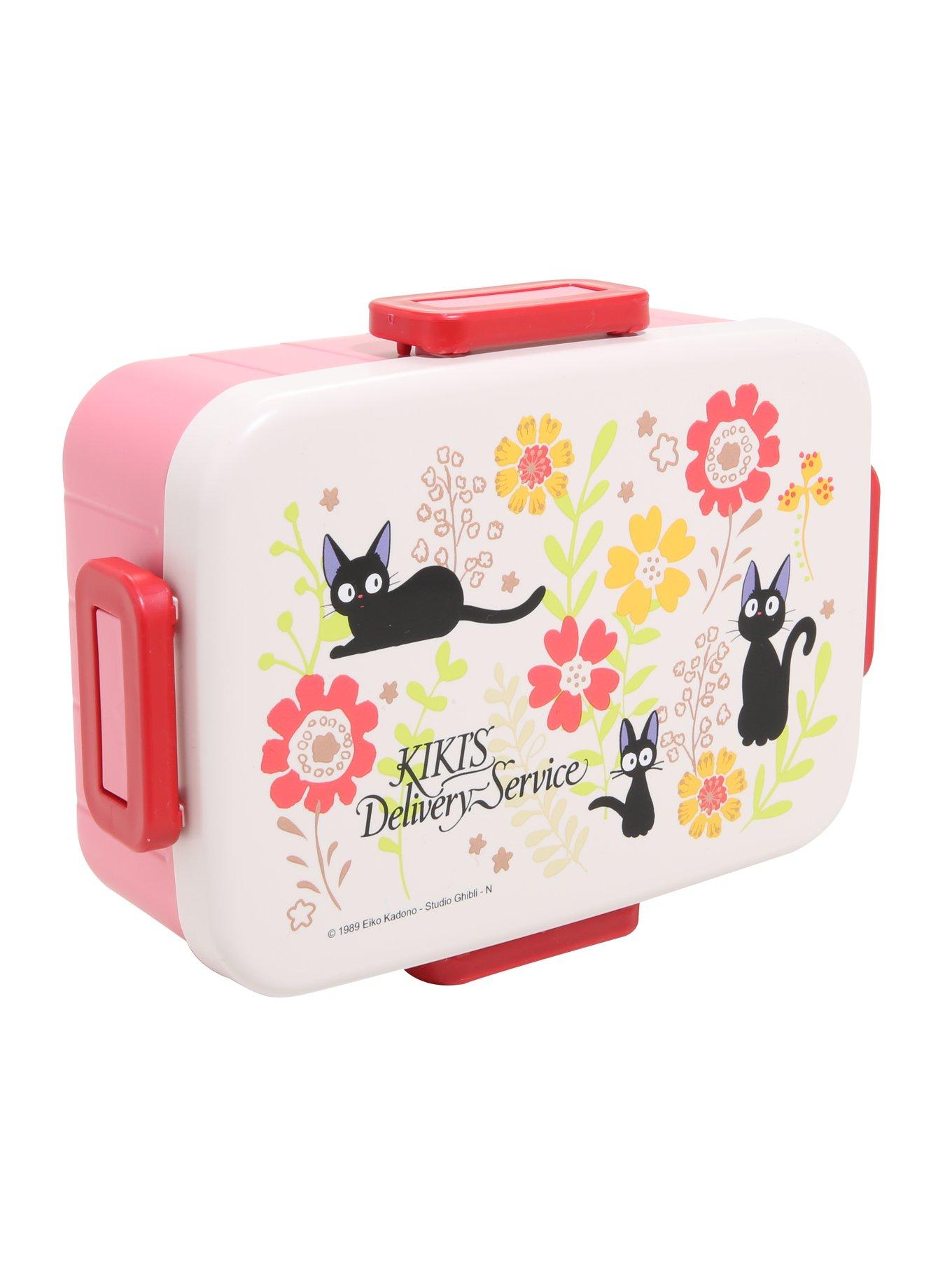 Studio Ghibli Kiki's Delivery Service Jiji Floral Bento Box, , hi-res