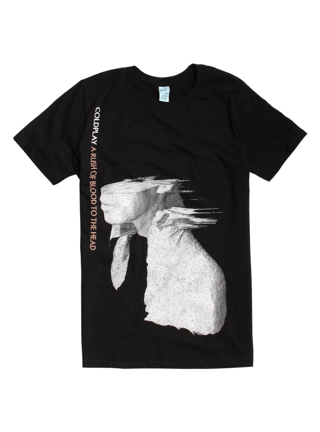Coldplay A Rush Of Blood To The Head T-Shirt, BLACK, hi-res