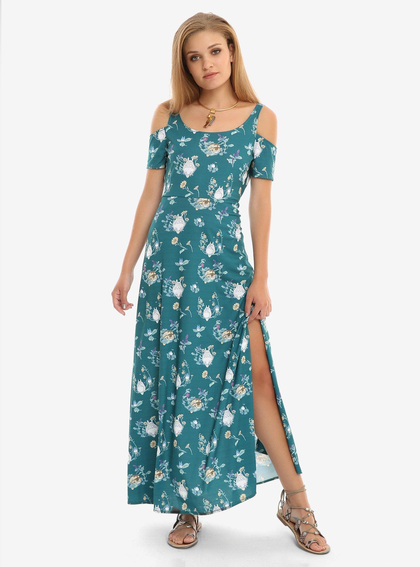 Studio Ghibli My Neighbor Totoro Maxi Dress, BLUE, hi-res