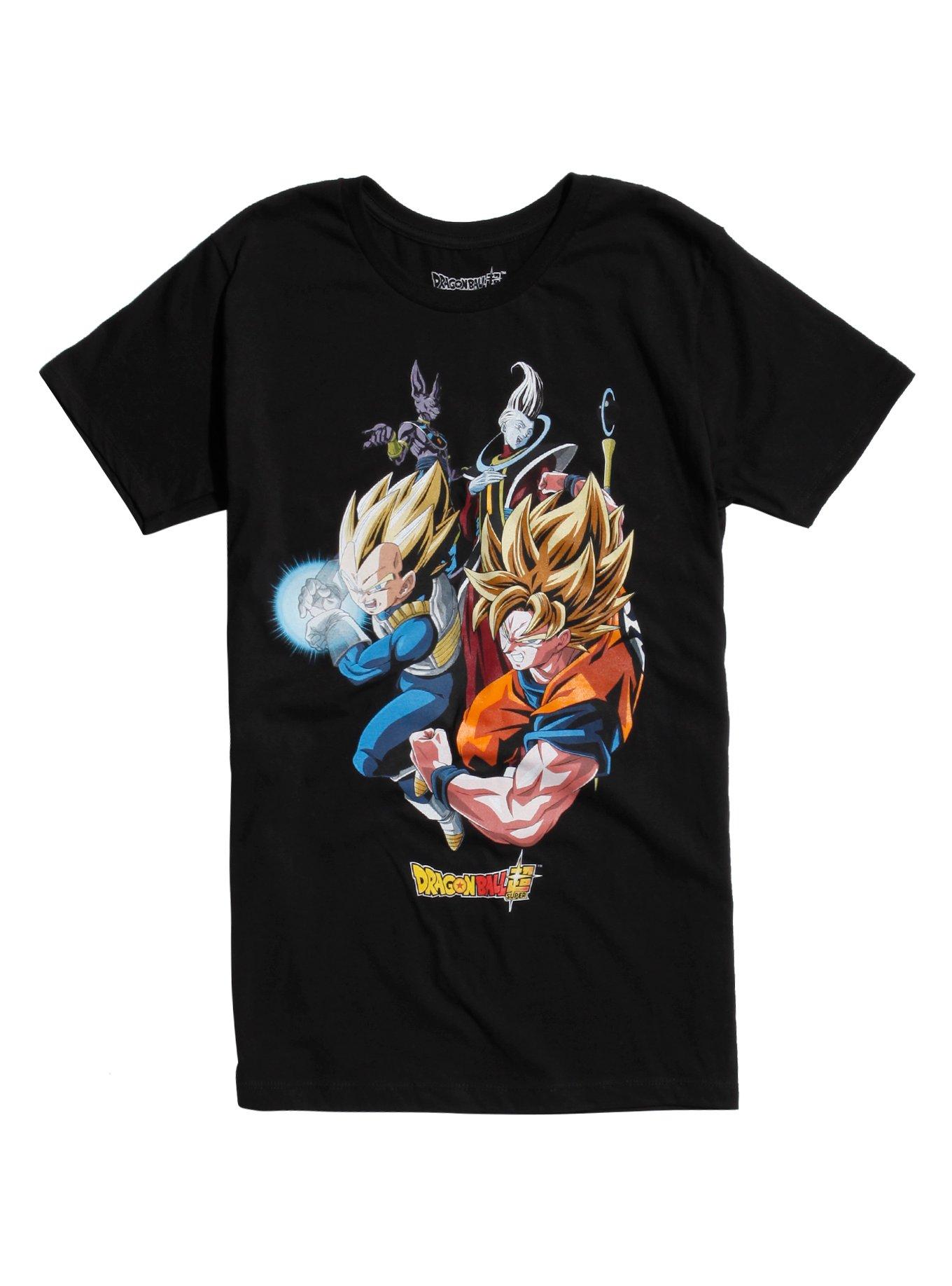 Dragon Ball Super Group T-Shirt, BLACK, hi-res