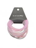 Blackheart Pink & White Rubber Bracelet Set, , hi-res