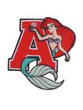 Loungefly Disney The Little Mermaid Ariel Varsity Letter Iron-On Patch, , hi-res