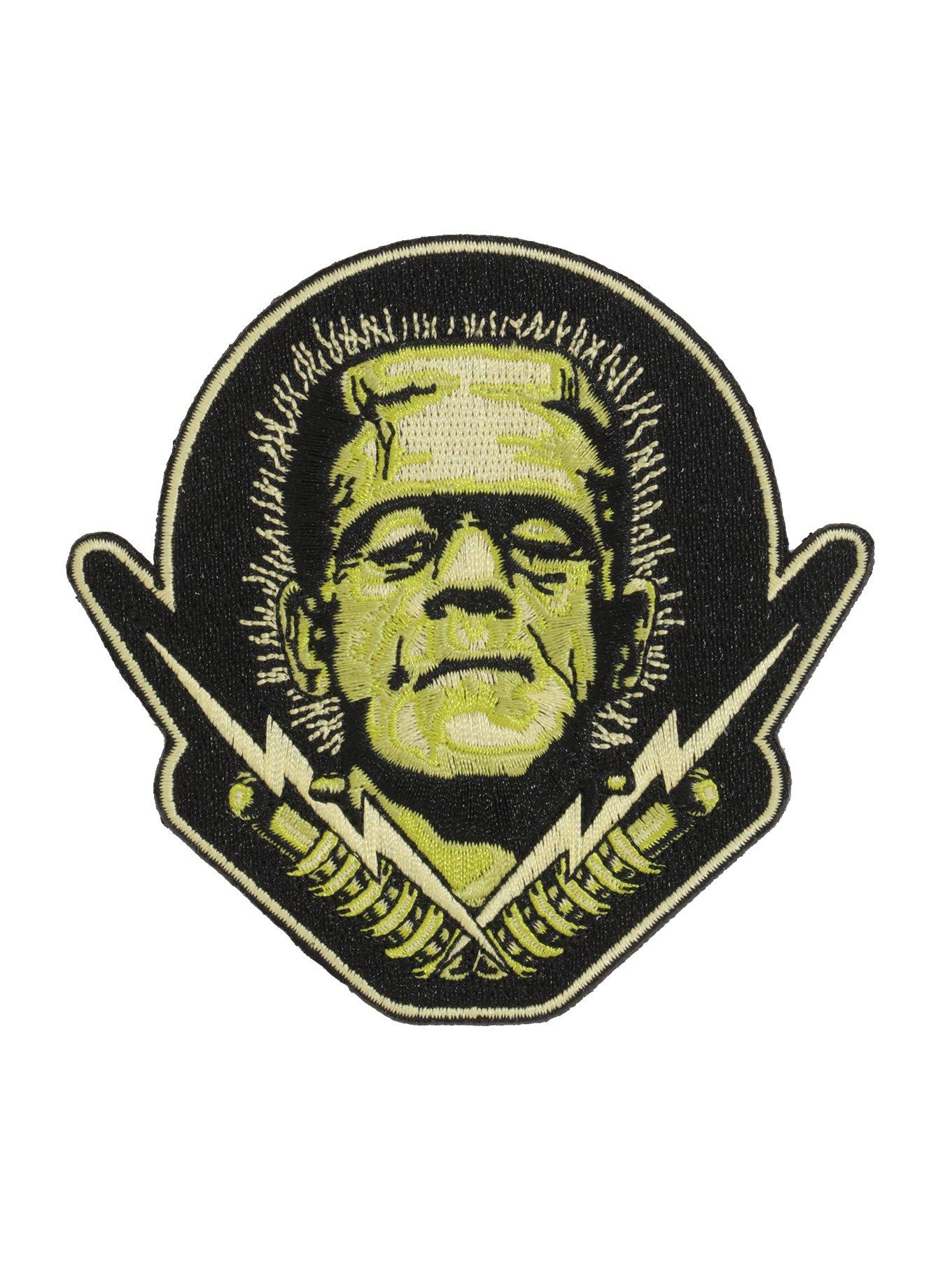 Universal Monsters Frankenstein Volts IronOn Patch Hot Topic