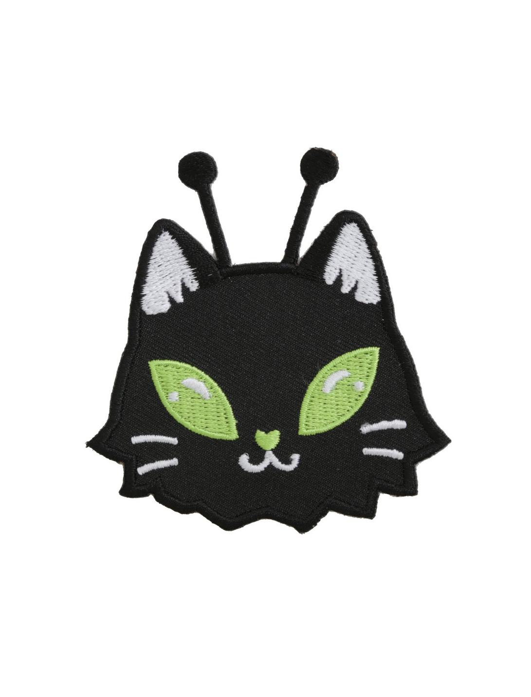 Loungefly Alien Cat Iron-On Patch, , hi-res