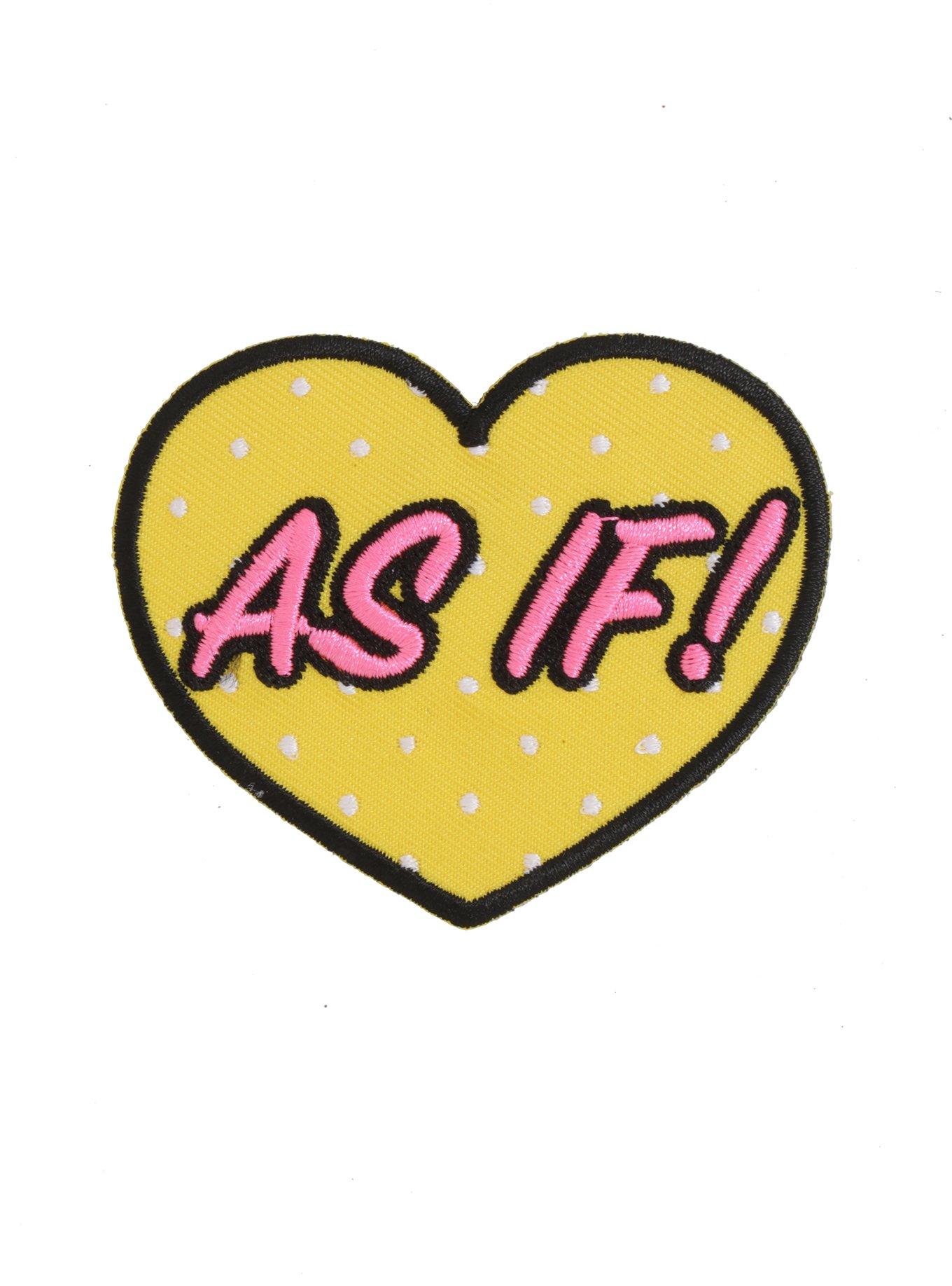 Loungefly As If! Iron-On Patch, , hi-res
