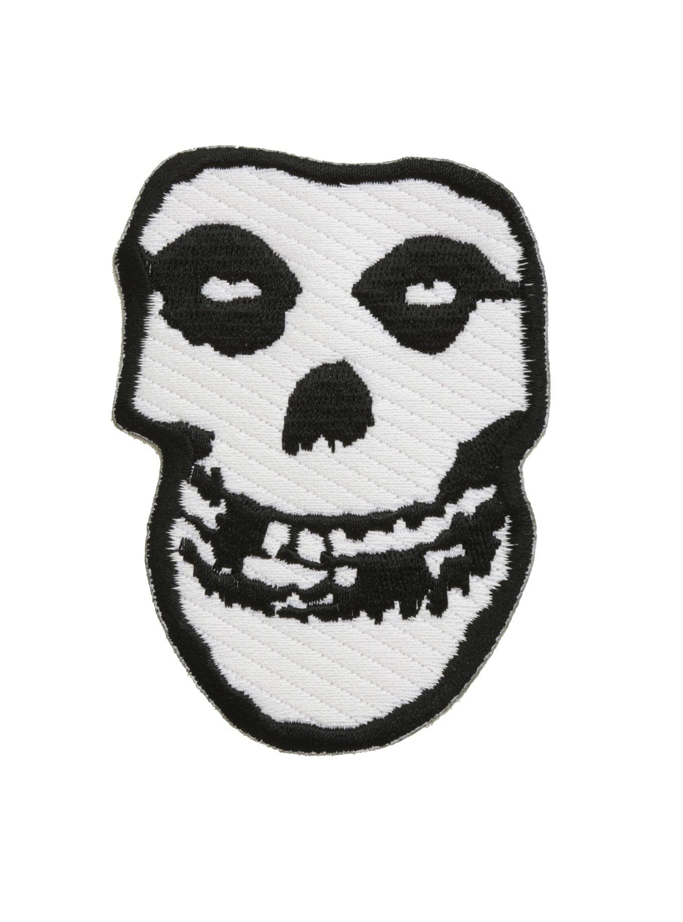 Misfits Skull Iron-On Patch, , hi-res