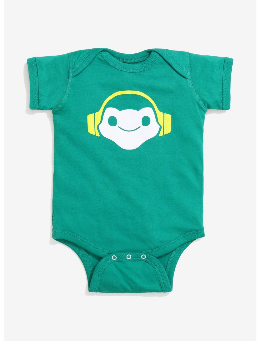 Overwatch Lucio Baby Bodysuit, GREEN, hi-res