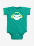 Overwatch Lucio Baby Bodysuit, GREEN, hi-res