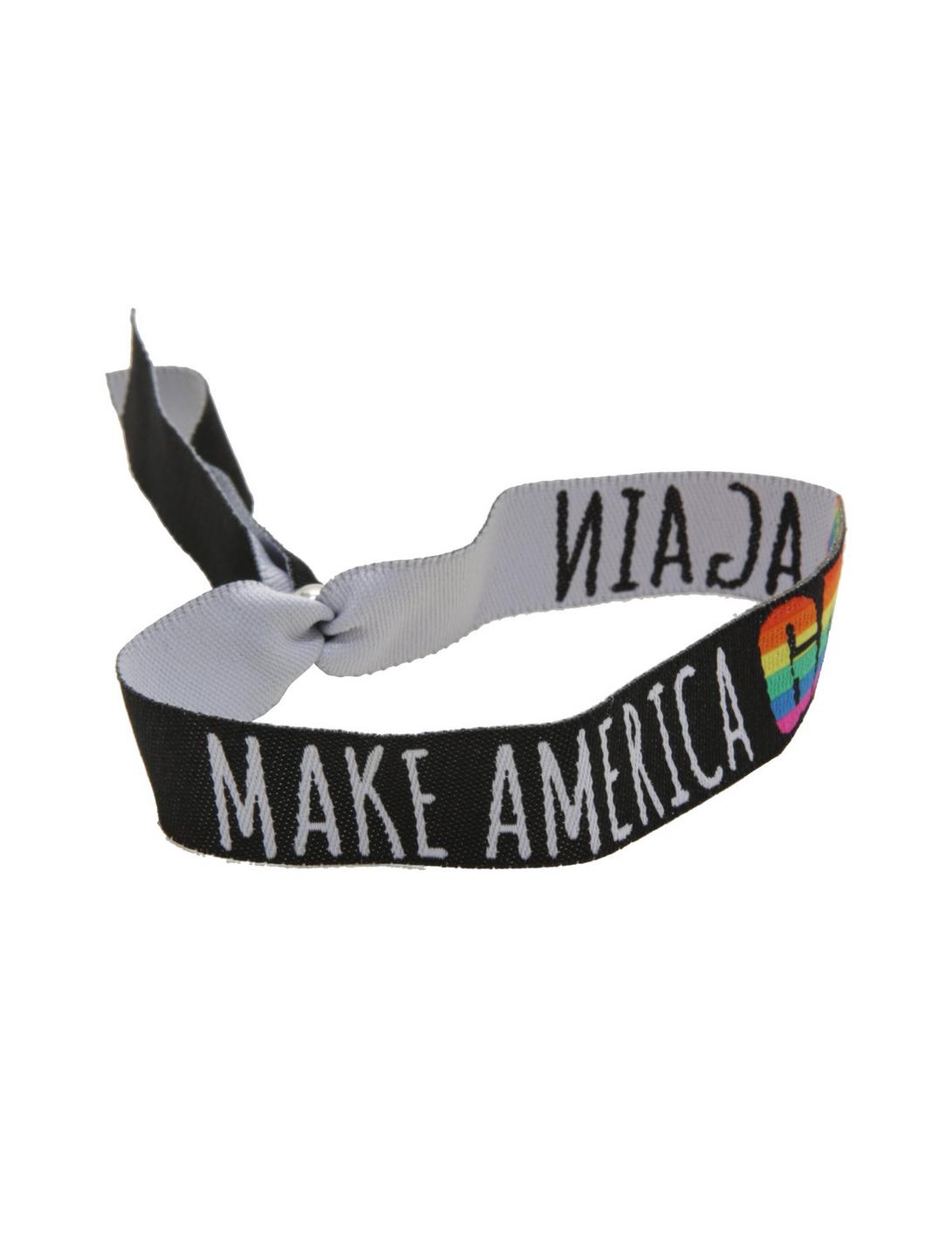 Make America Gay Again Fabric Bracelet, , hi-res
