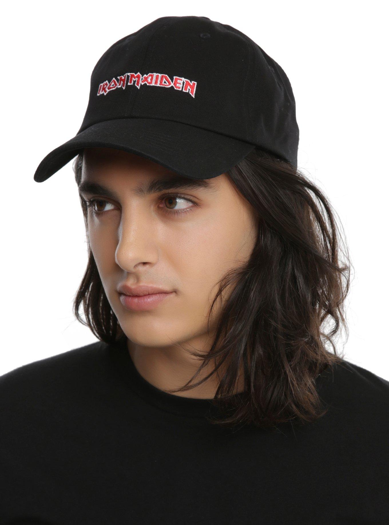 Iron Maiden Embroidered Logo Dad Cap, , hi-res