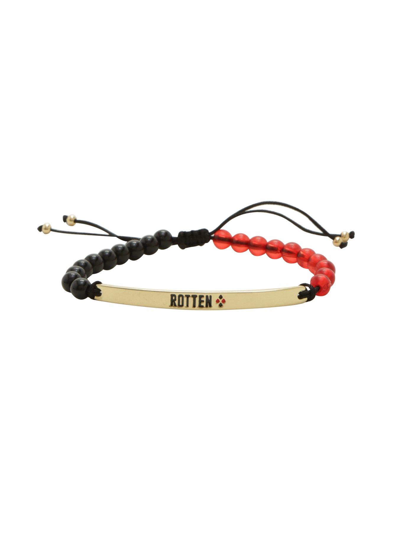 DC Comics Harley Quinn Bead Cord Bracelet, , hi-res