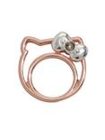 Hello Kitty Rose Gold Silhouette Ring, , hi-res