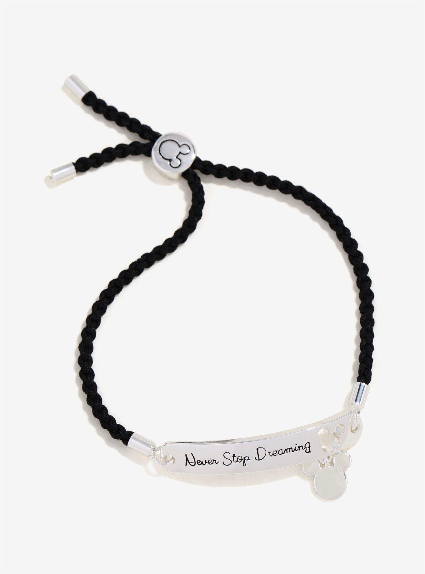 Disney Mickey Mouse Cutout Cord Bracelet, , hi-res