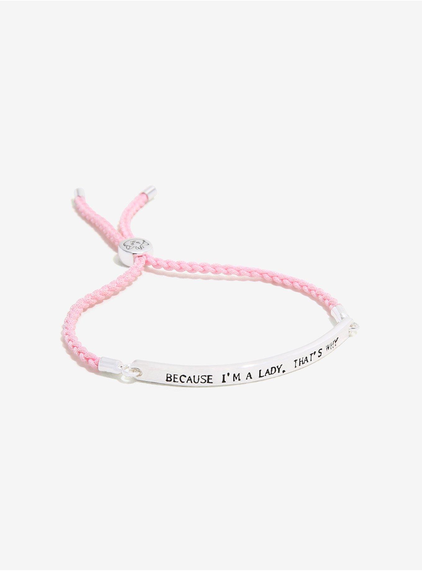 Disney The Aristocats I'm A Lady Cord Bracelet, , hi-res