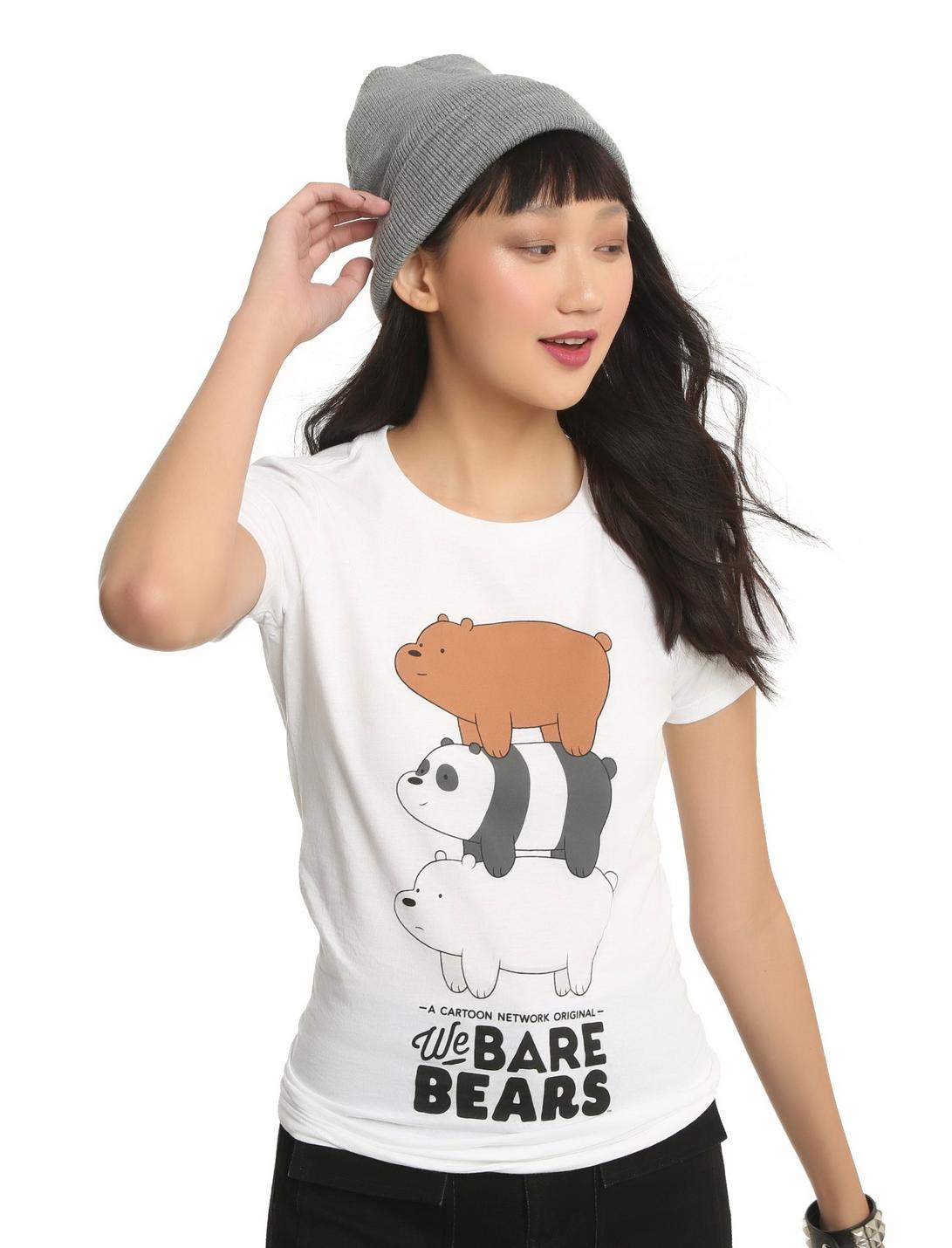 We Bare Bears Cartoon Network Girls T-Shirt, WHITE, hi-res