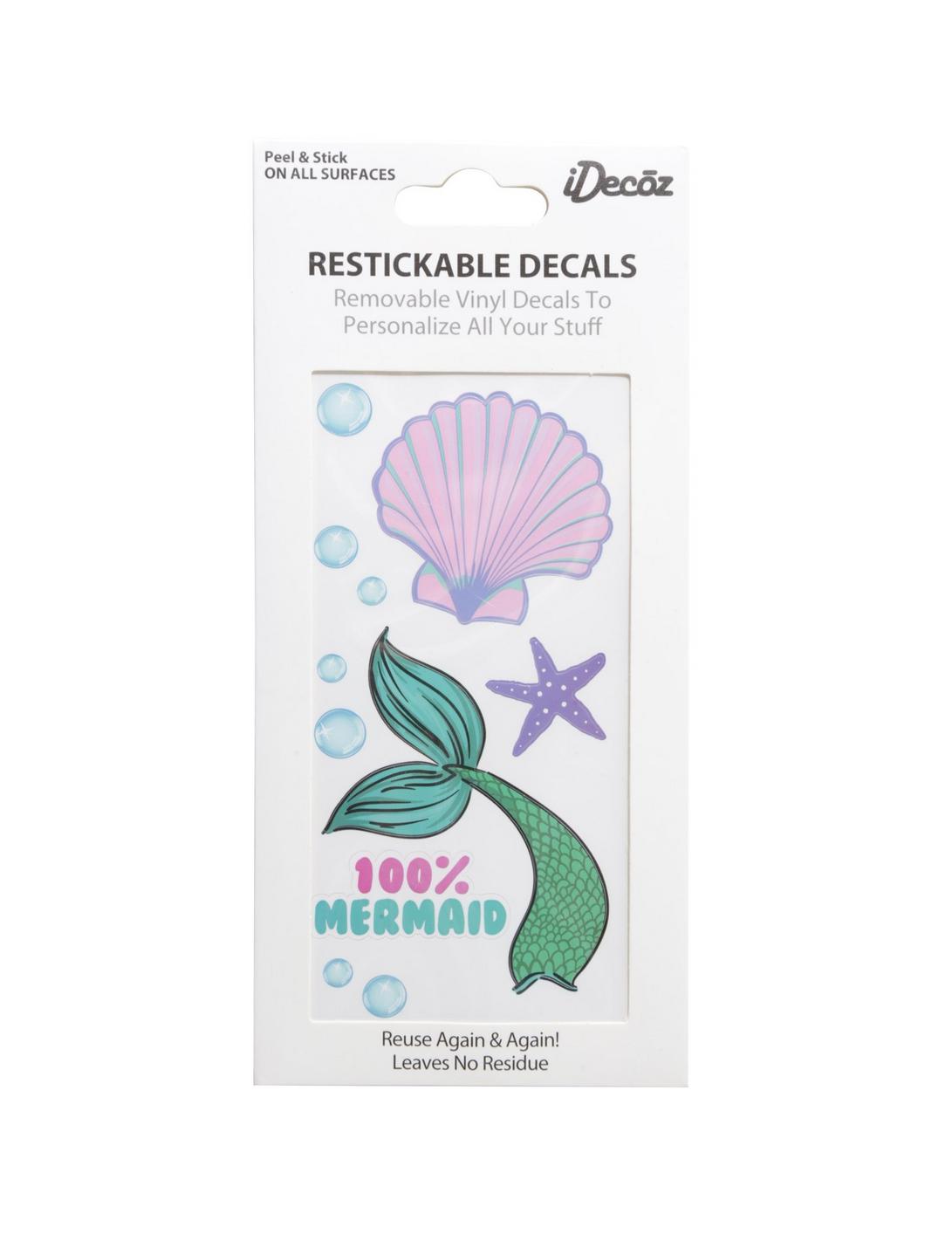 Mermaid Restickable Decals, , hi-res