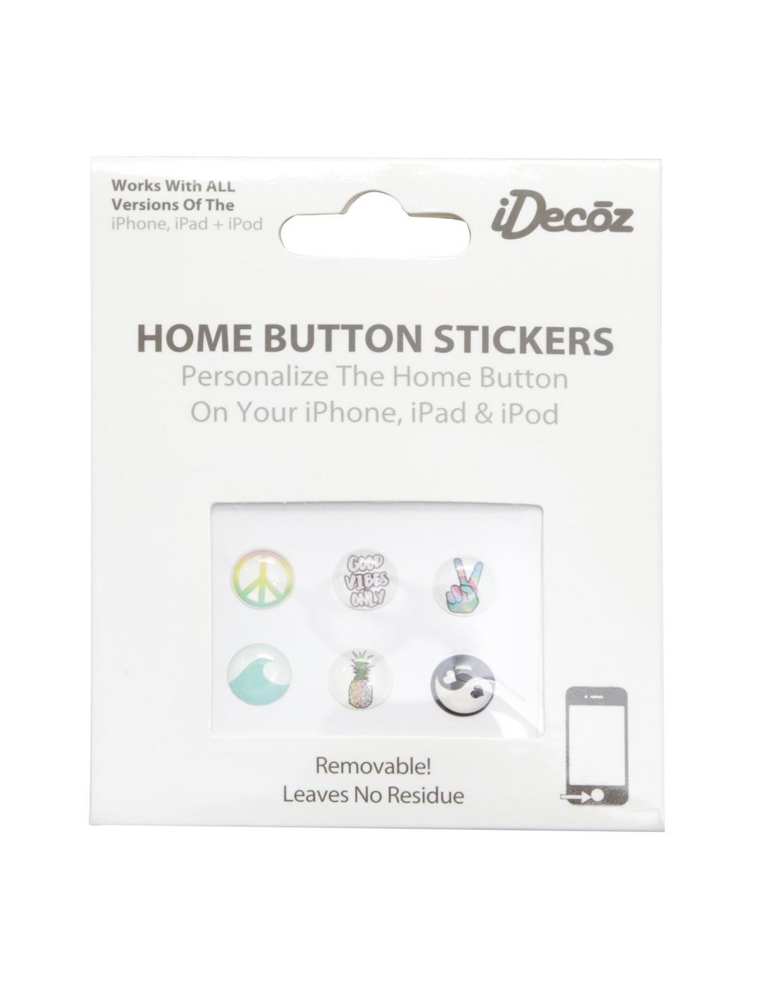 Good Vibes Home Button Sticker Pack, , hi-res