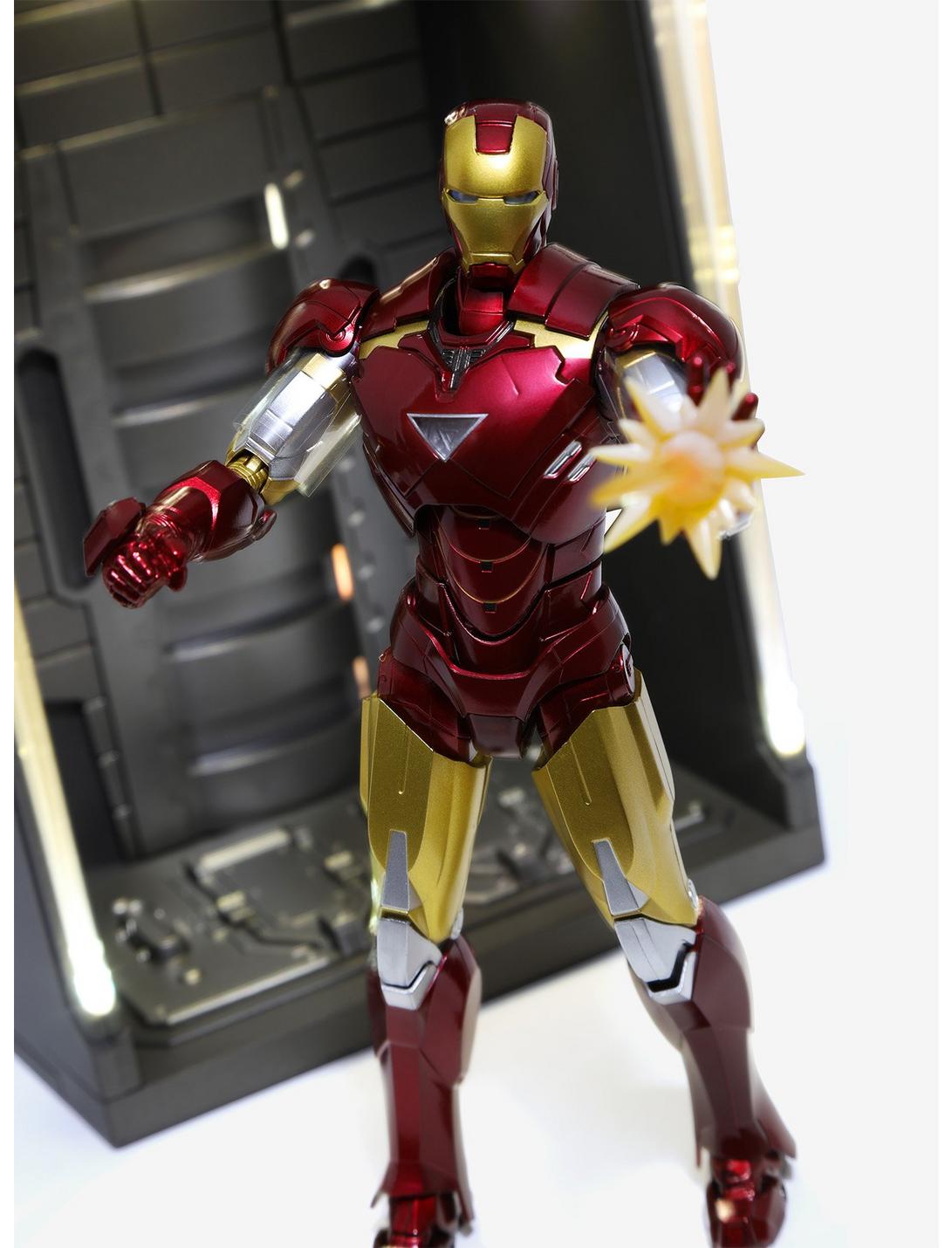 Bandai S.H. Figuarts Marvel Iron Man Mark VI And Hall Of Armor Figure Set, , hi-res