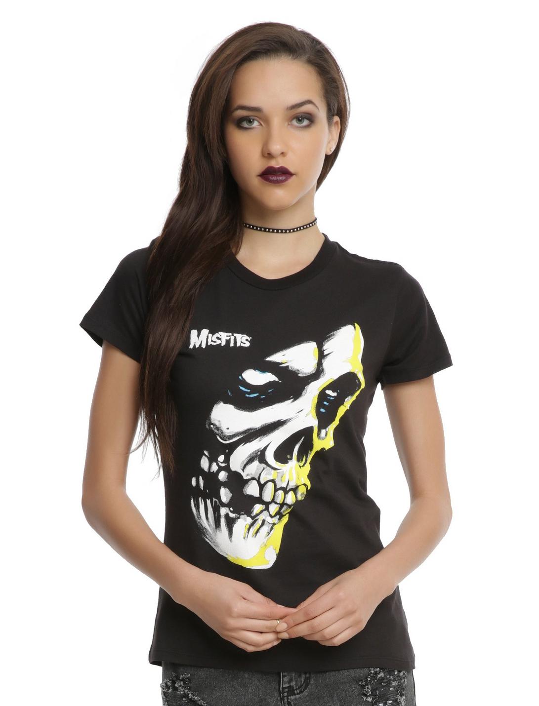 Misfits Fiend Face Girls T-Shirt, BLACK, hi-res