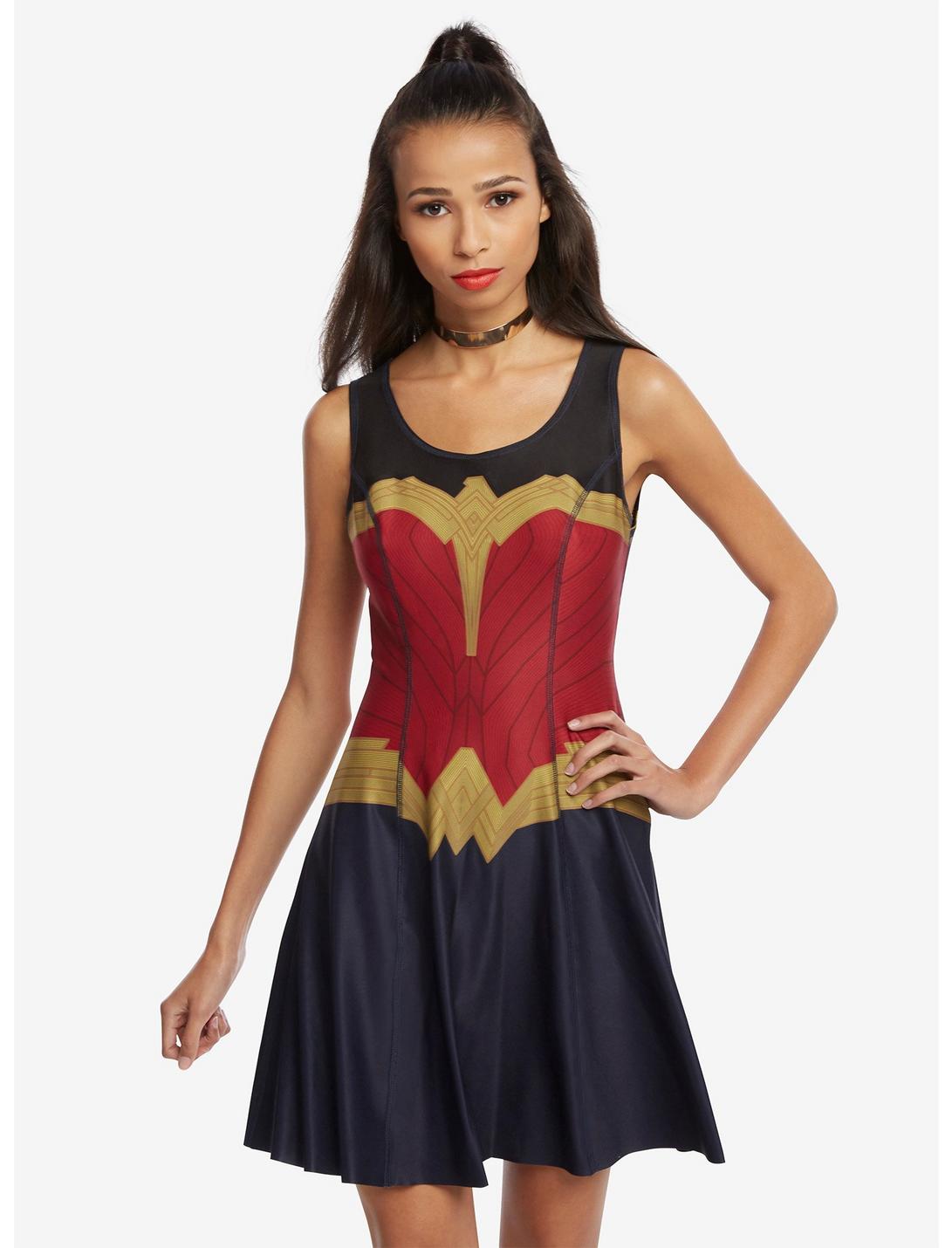 DC Comics Wonder Woman Reversible Dress, BLACK, hi-res