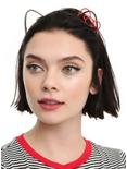 Hello Kitty Metal Cat Ear Bow Headband, , hi-res