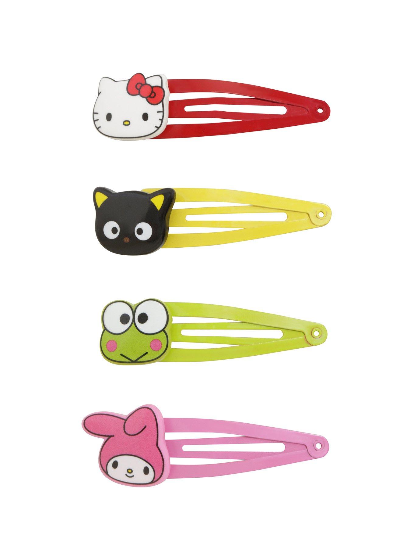 Hello Sanrio Character Hair Clip Set, , hi-res