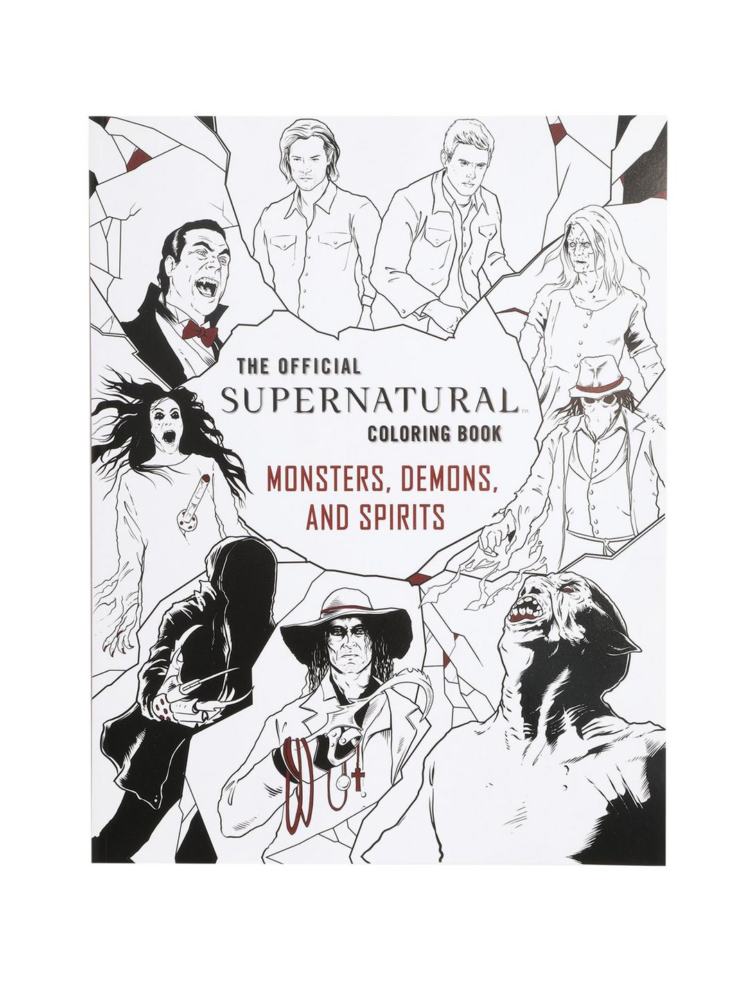 Supernatural: Monsters, Demons And Spirits Coloring Book, , hi-res