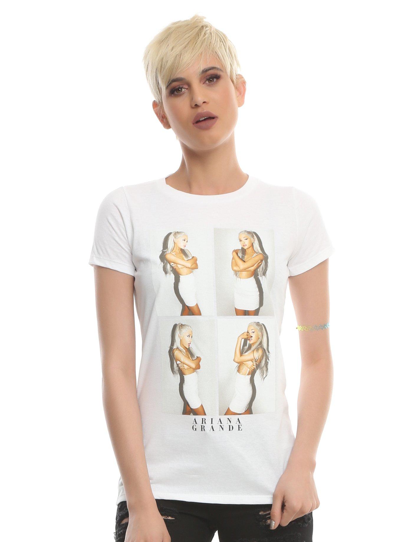 Ariana Grande Four Panels T-shirt, WHITE, hi-res