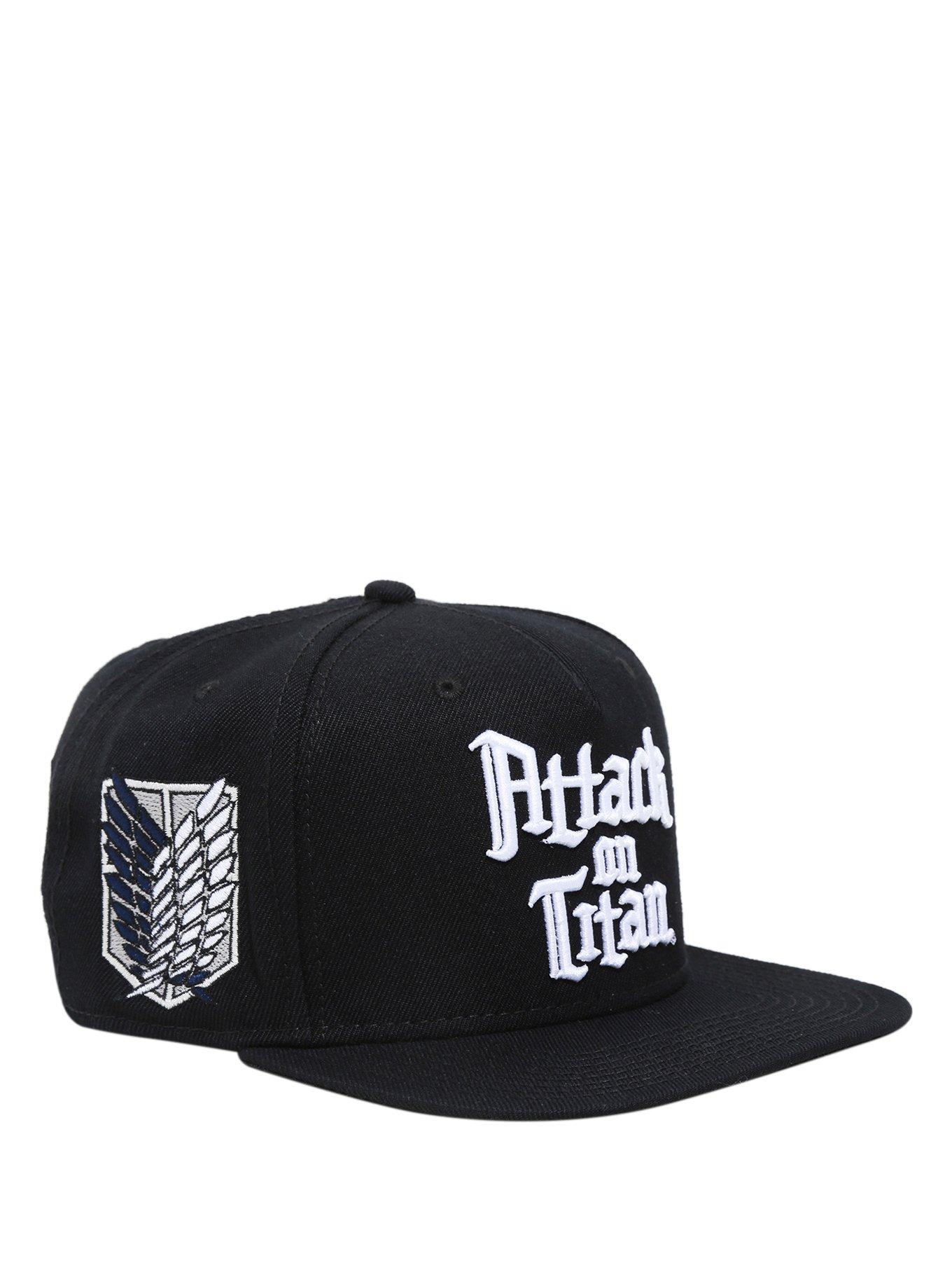 Attack On Titan Military Crest Snapback Hat, , hi-res