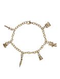 Disney Peter Pan Gold Charm Bracelet, , hi-res