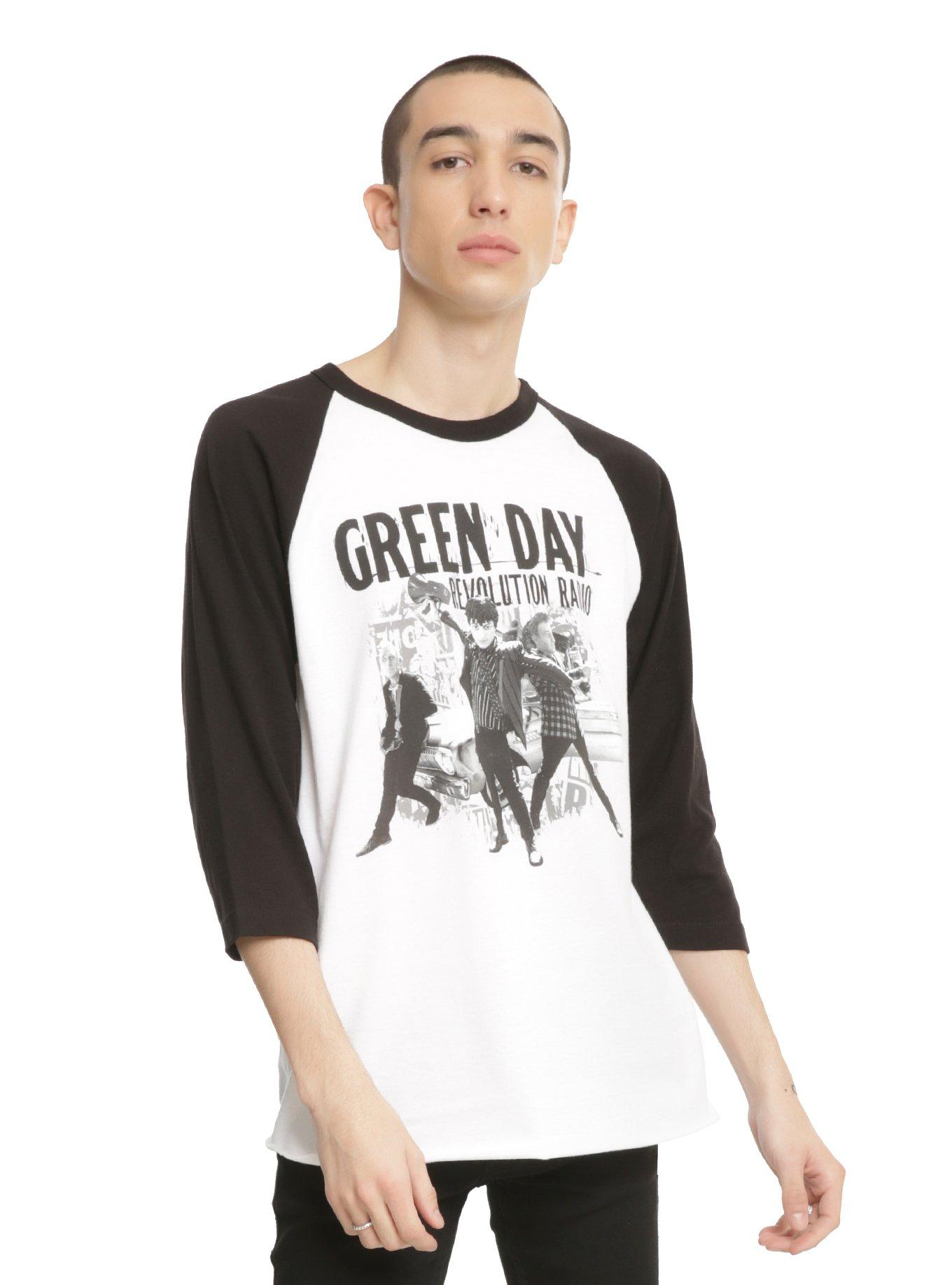 Green Day Revolution Radio White T-Shirt, WHITE