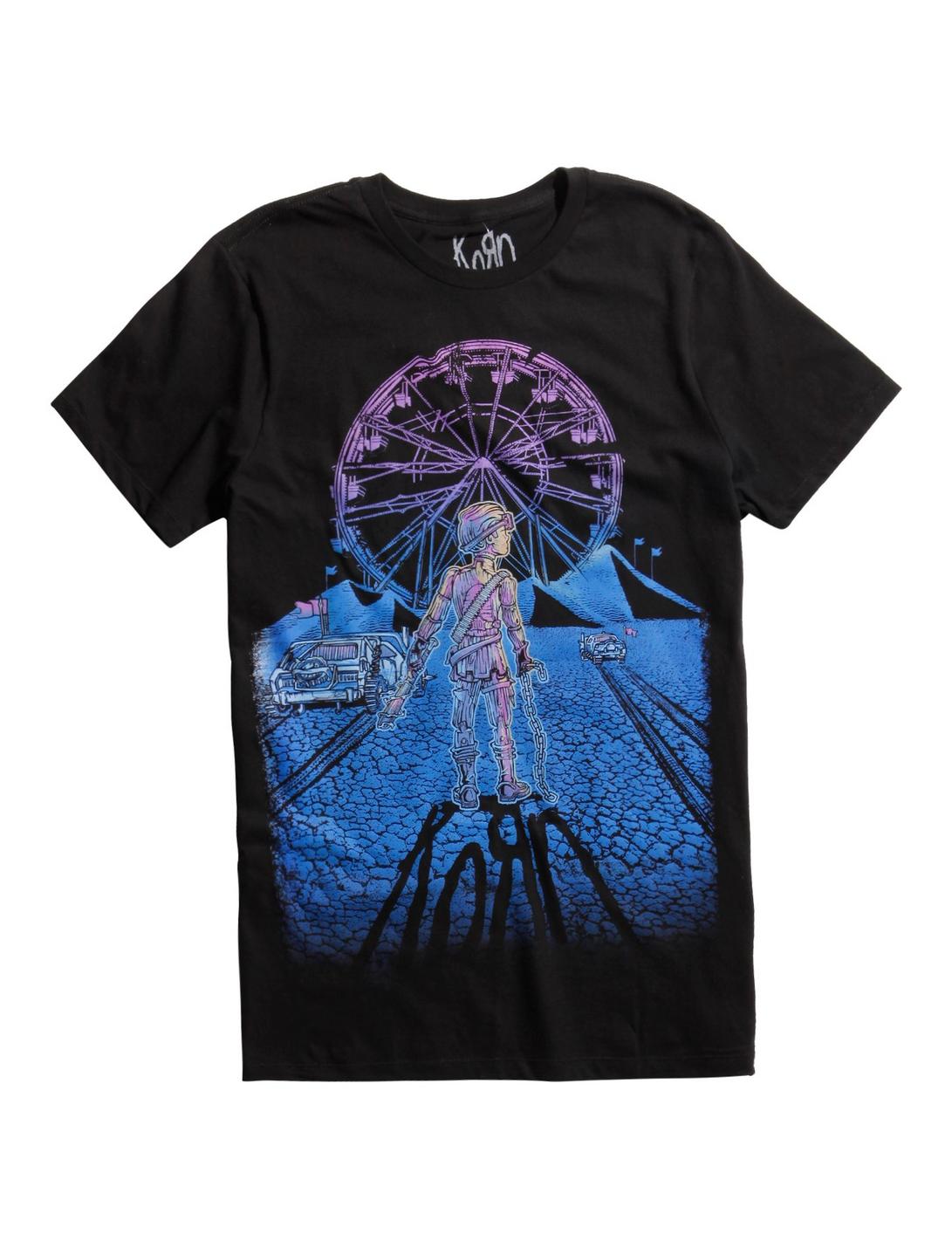 Korn Ferris Wheel T-Shirt, BLACK, hi-res