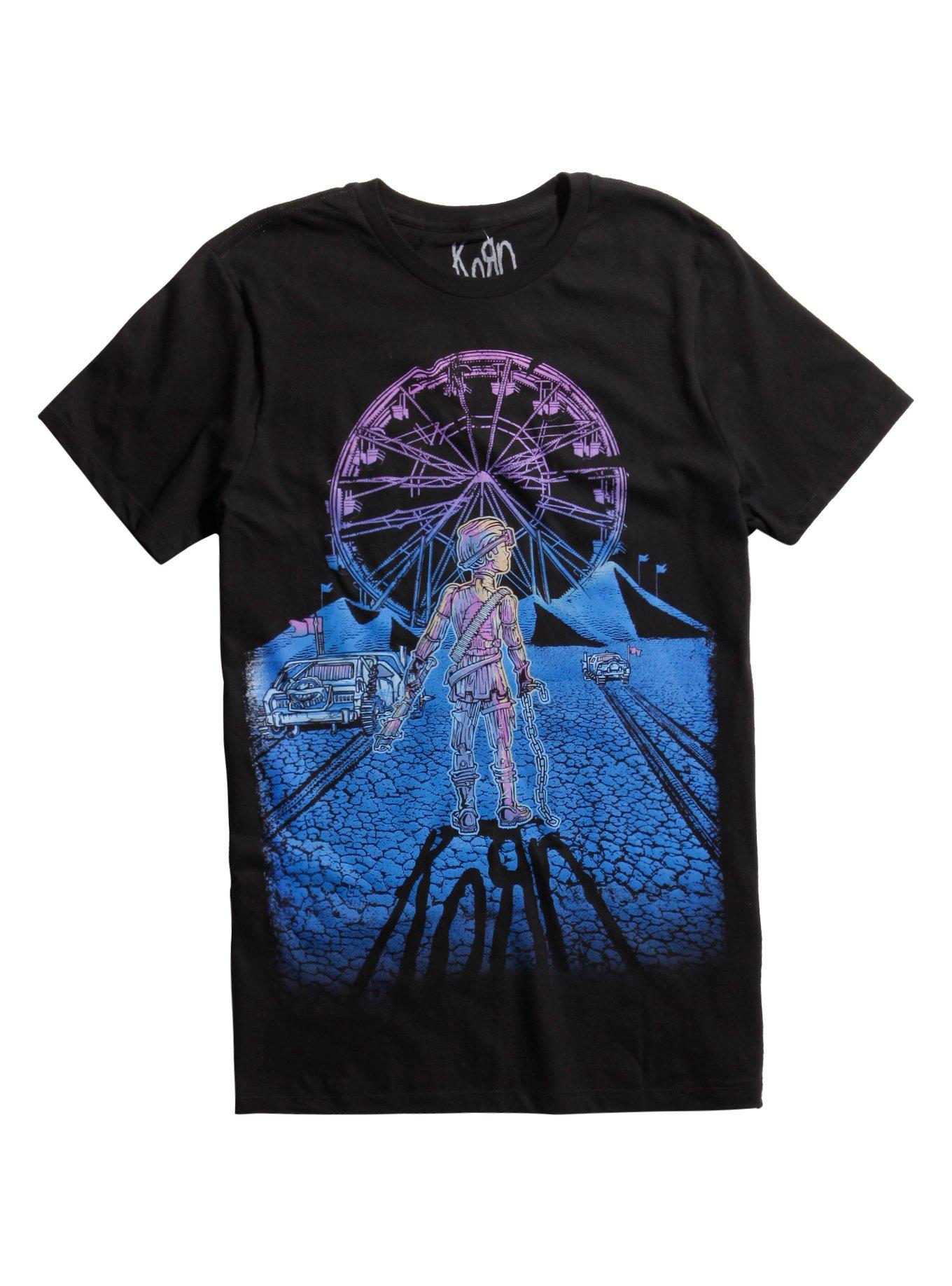 Korn Ferris Wheel T-Shirt, BLACK, hi-res