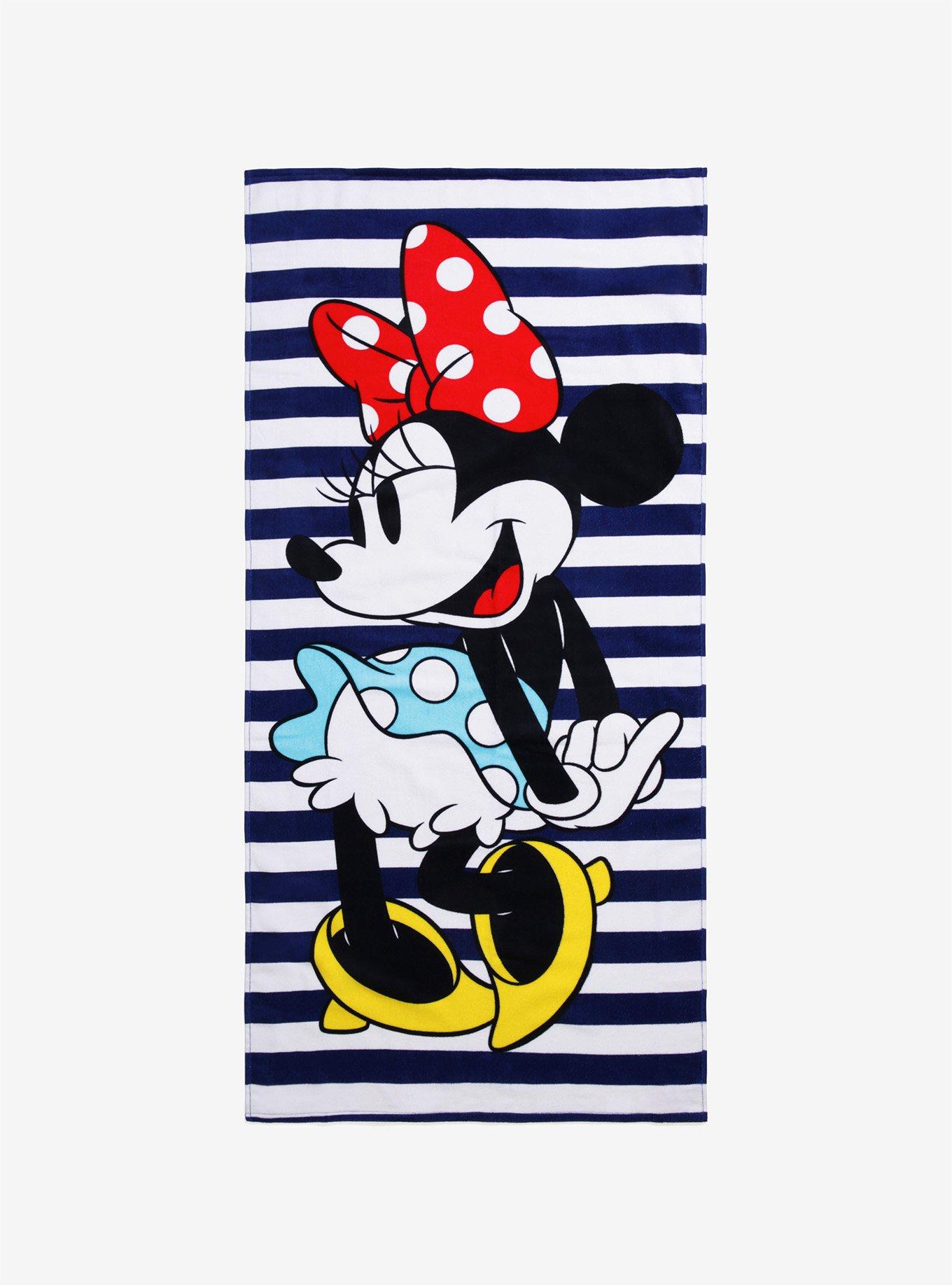 Disney Minnie Mouse Nautical Beach Towel, , hi-res