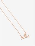 Rose Gold Leo Zodiac Constellation Necklace, , hi-res