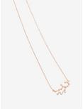 Rose Gold Virgo Zodiac Constellation Necklace, , hi-res