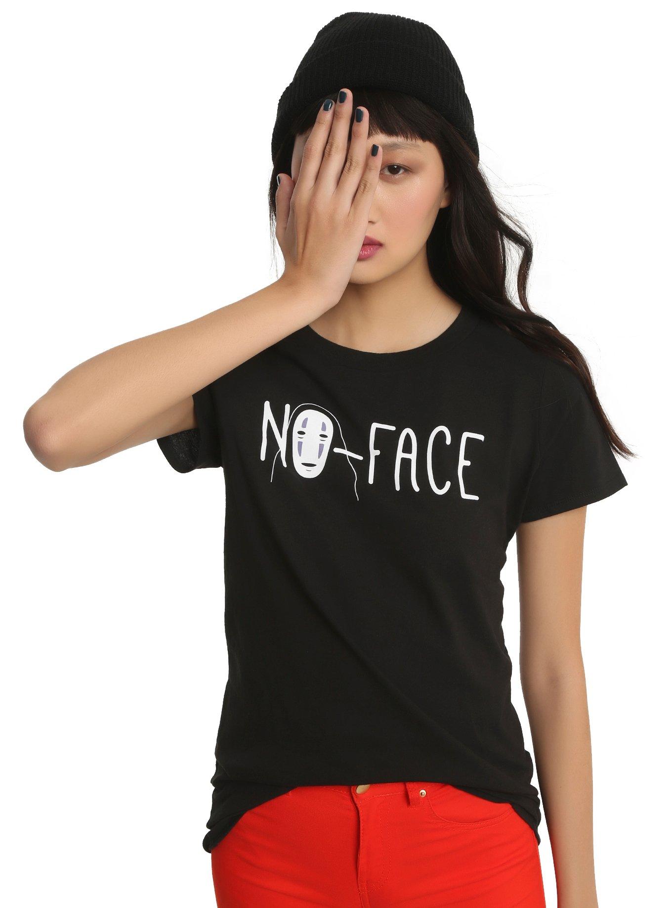 Studio Ghibli Spirited Away No Face Girls T-Shirt, BLACK, hi-res