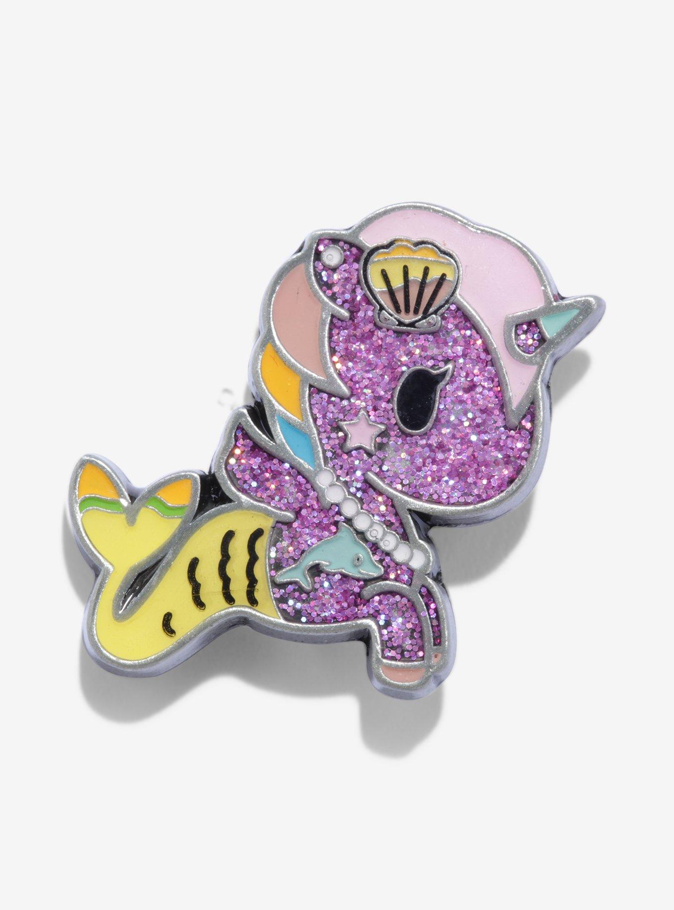 Tokidoki Mermicorno Perla Glitter Enamel Pin, , hi-res
