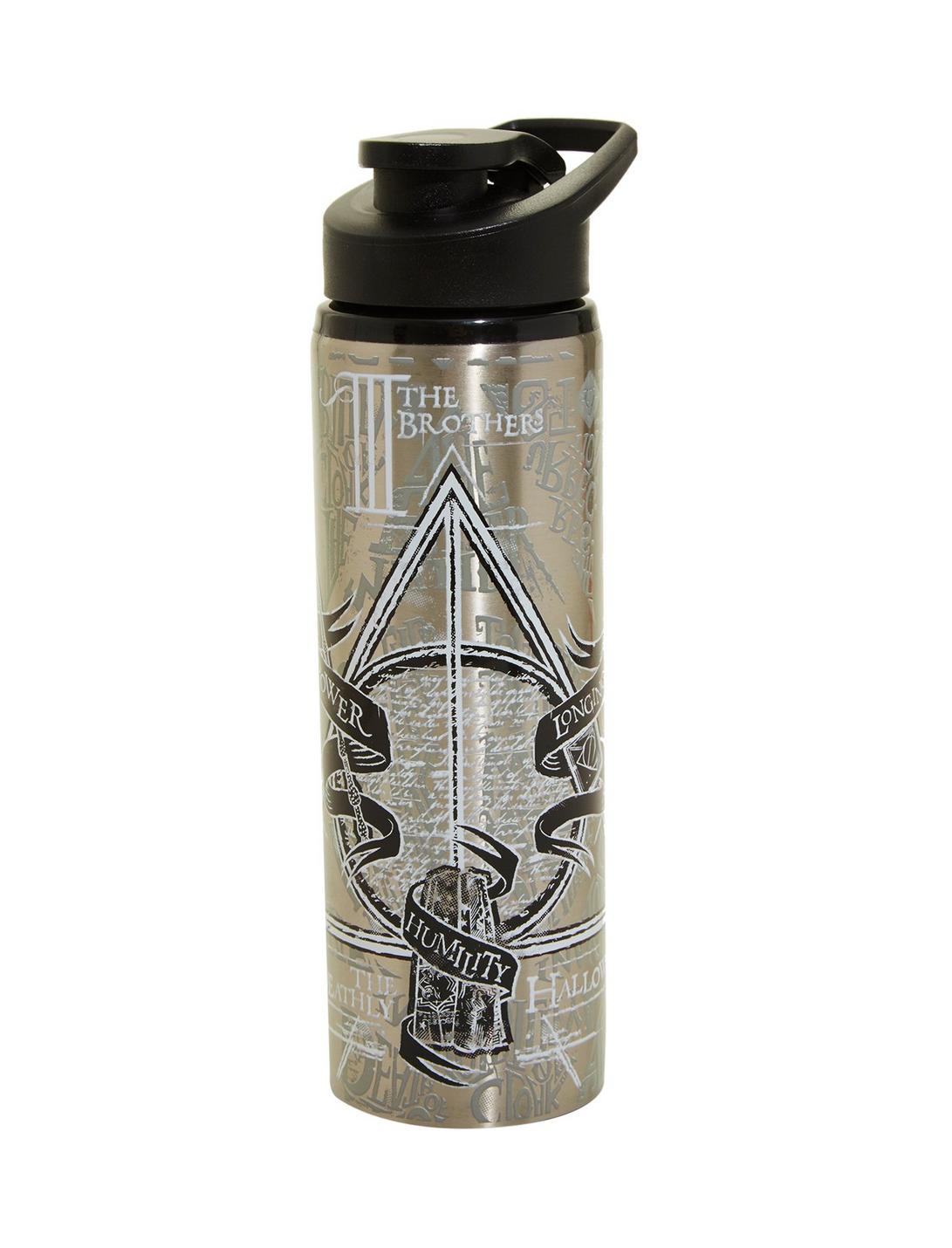 Harry Potter Deathly Hallows Stainless Steel Water Bottle, , hi-res