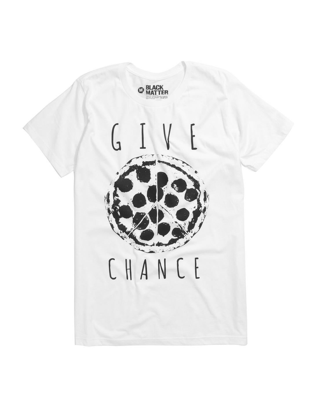 Give Pizza Chance White T-Shirt, WHITE, hi-res