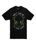 Alien Don't Take Me T-Shirt, BLACK, hi-res
