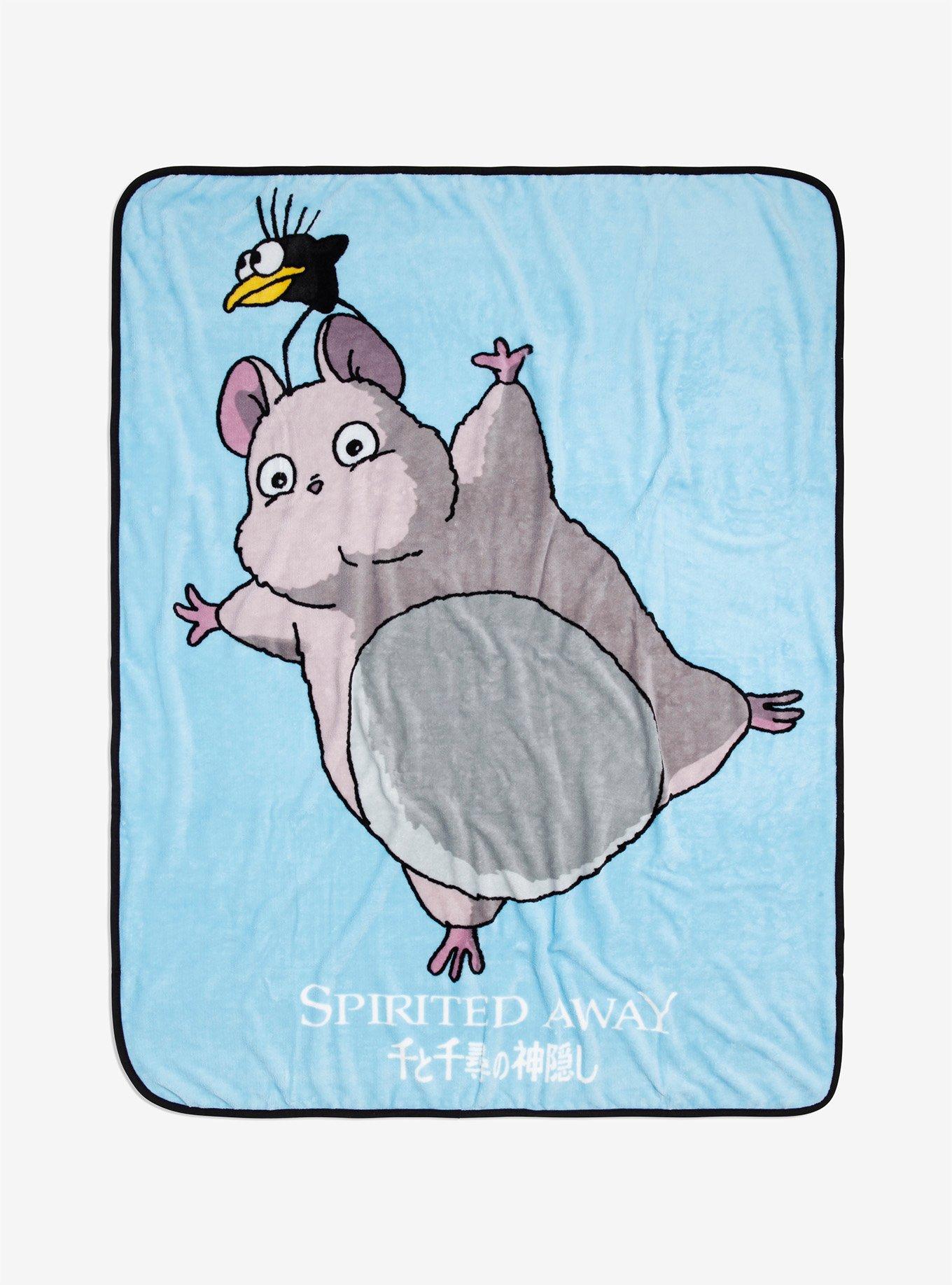 Studio Ghibli Spirited Away Boh Mouse Yu Bird Throw Blanket BoxLunch